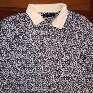 Polo Ralph Lauren shirt blue floral size 3XLT